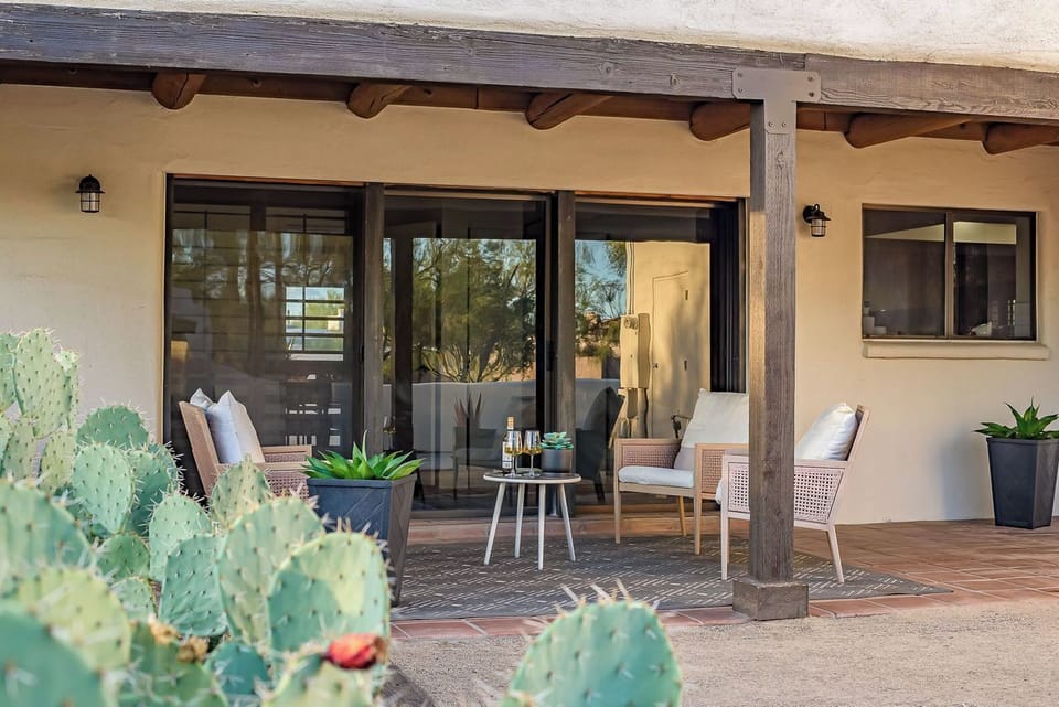 Patio off of third bedroom
