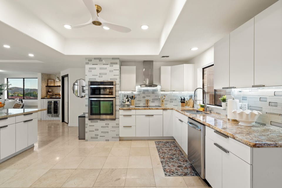 Main home kitchen fully loaded with everything you could dream of