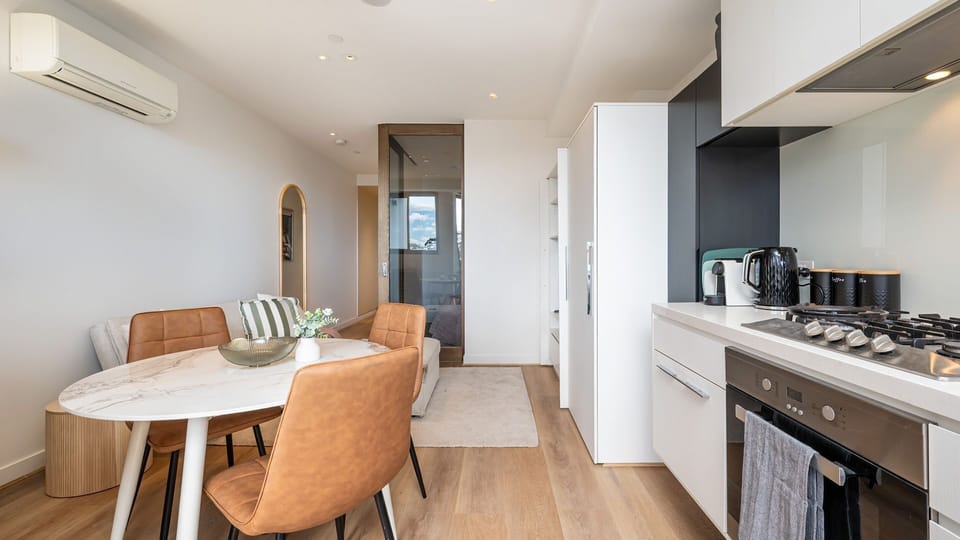 Dining space for 3