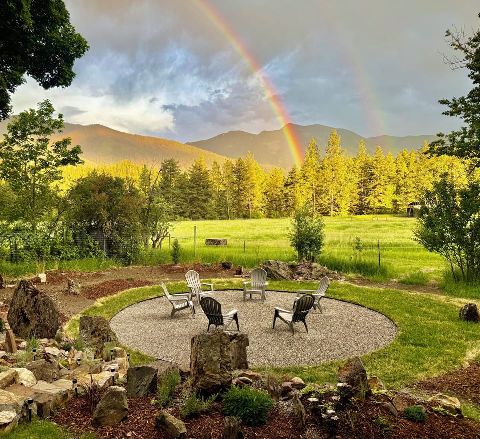 fire pit area
