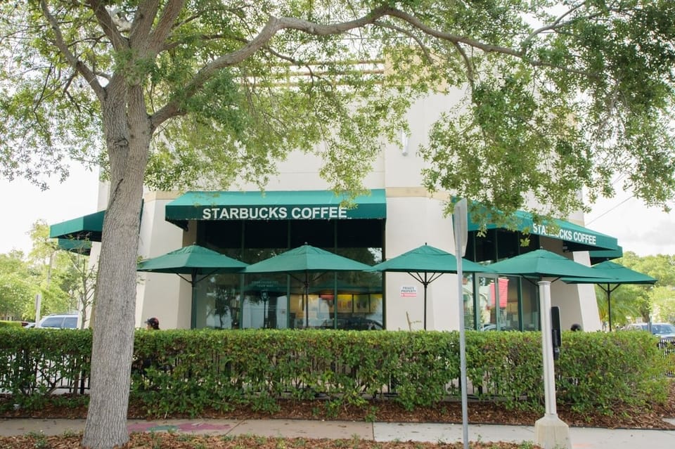 Starbucks at 4th St and 9th Ave N (2 blocks away)