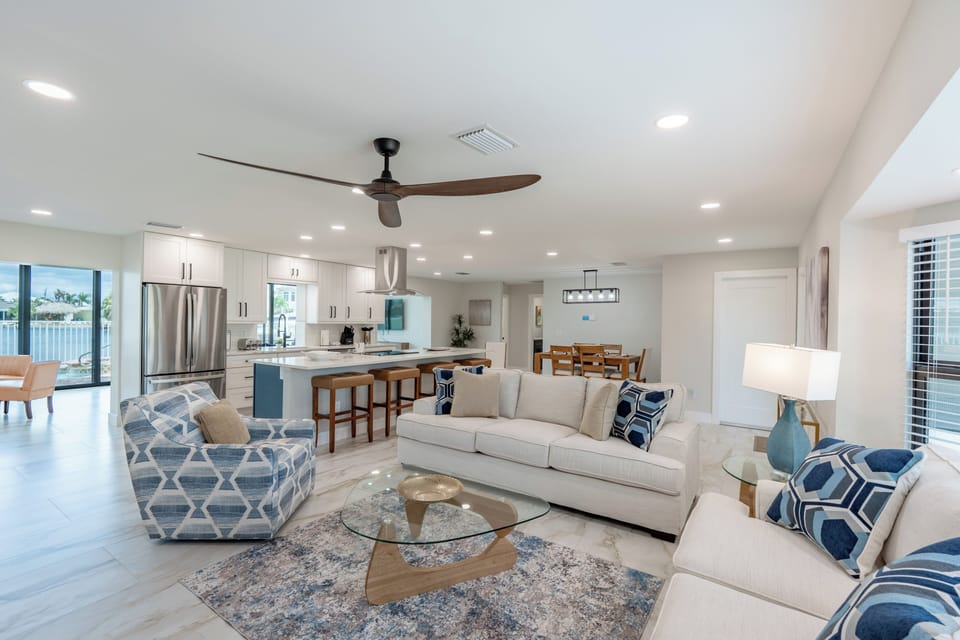 Open concept living area