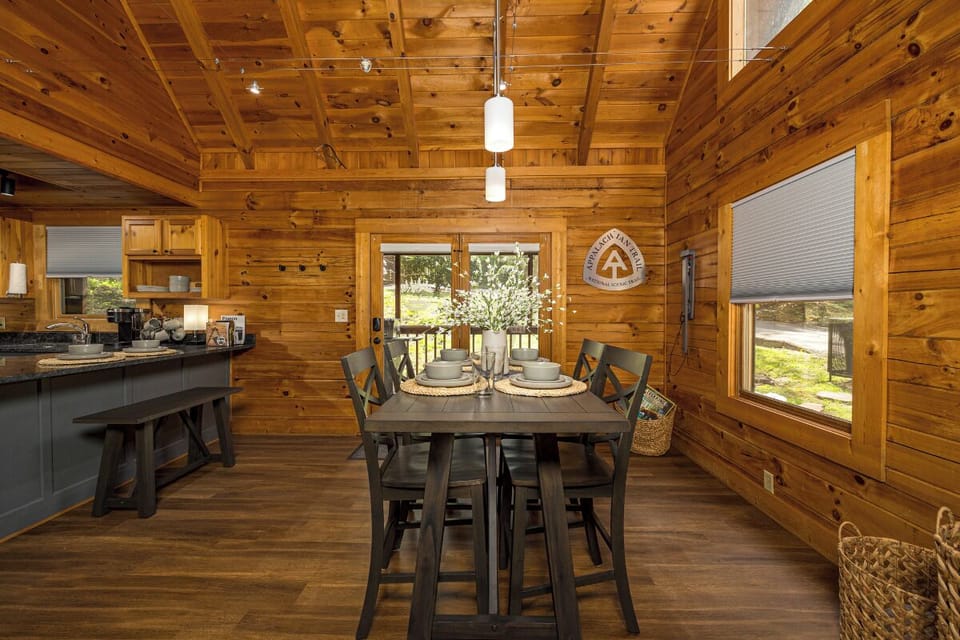 Timber Trace's inviting dining area