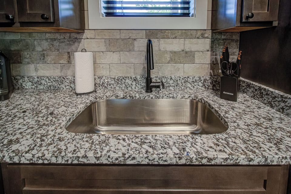 Hilltop Haven's fully-equipped kitchen