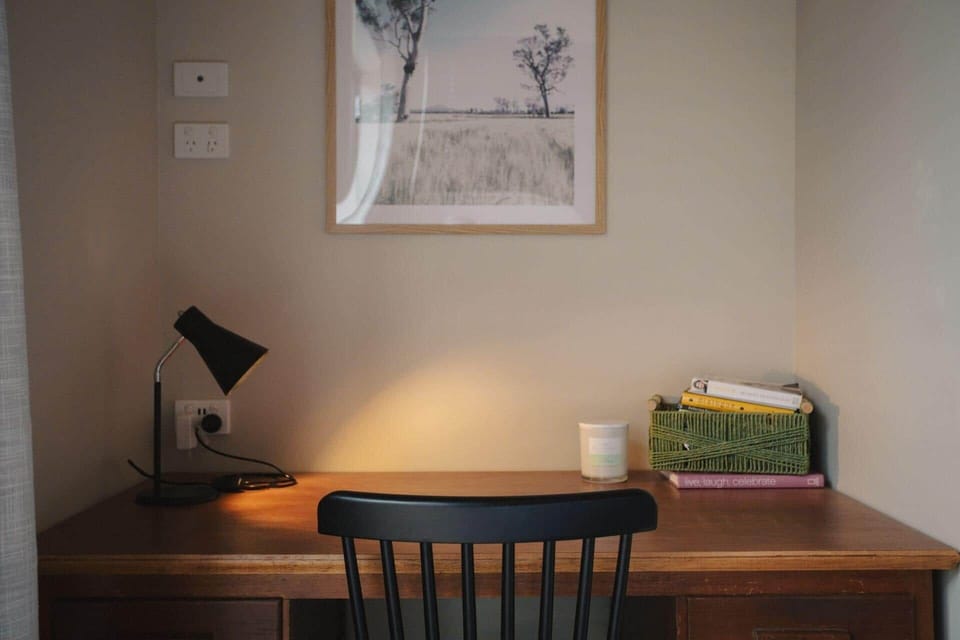 Barn luxury hunter valley desk workspace