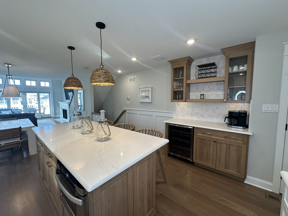 kitchen and bar