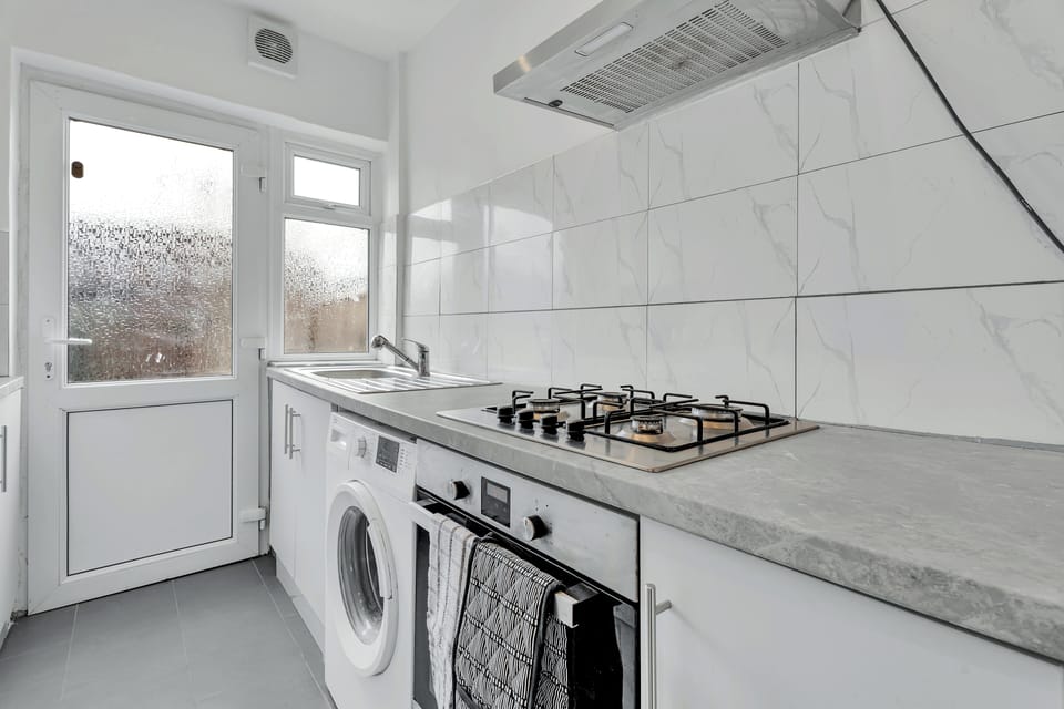 Clean and functional kitchen space