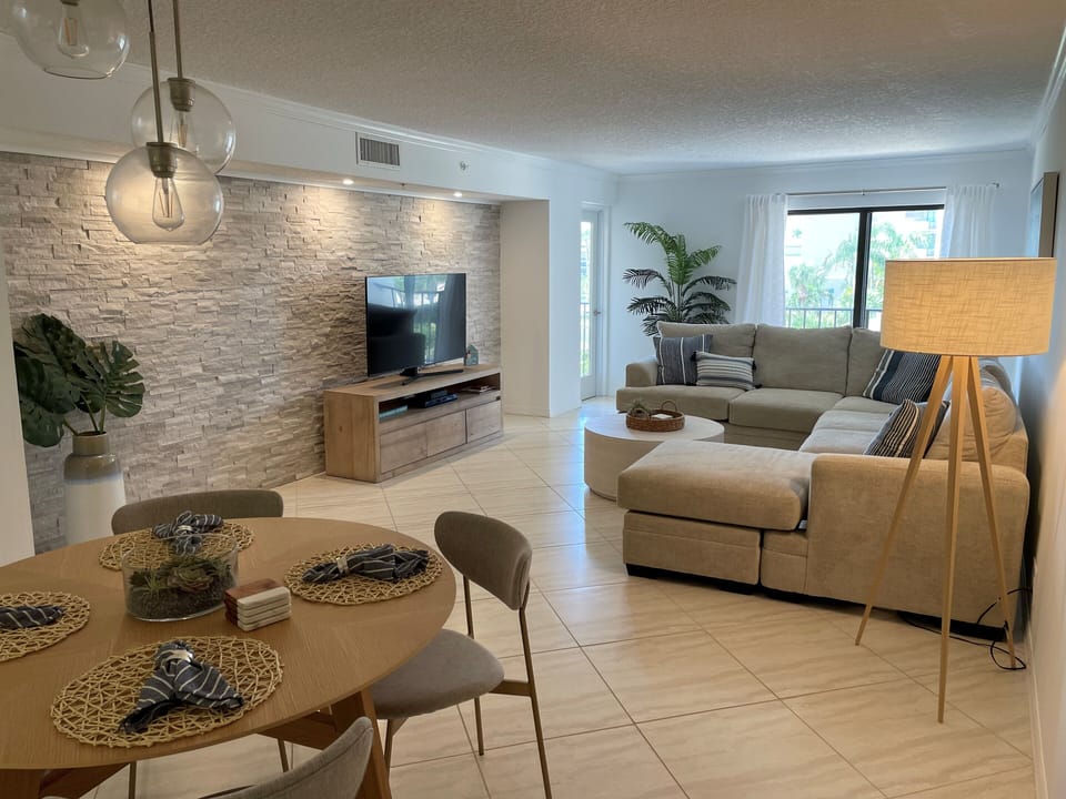 Living and dining spaces
