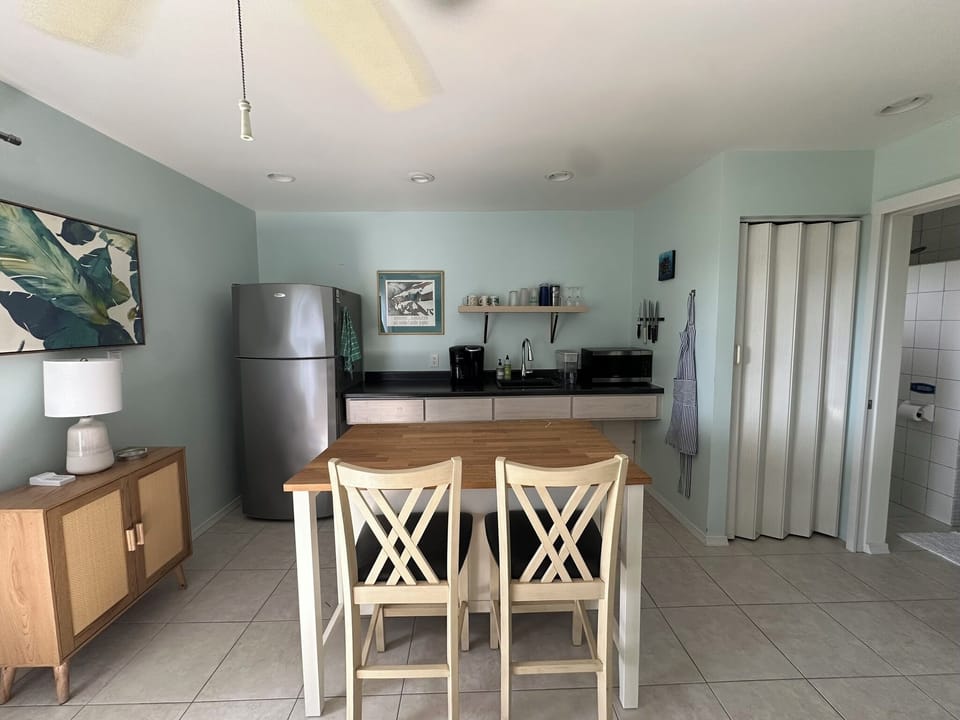 View from Living Room into Kitchenette