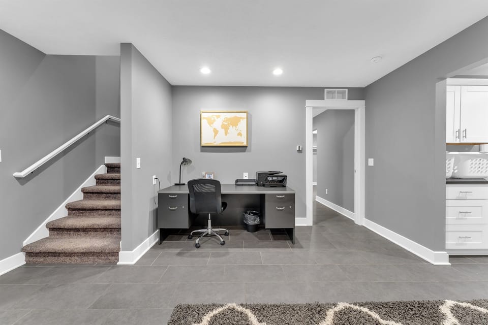 Work space with desk