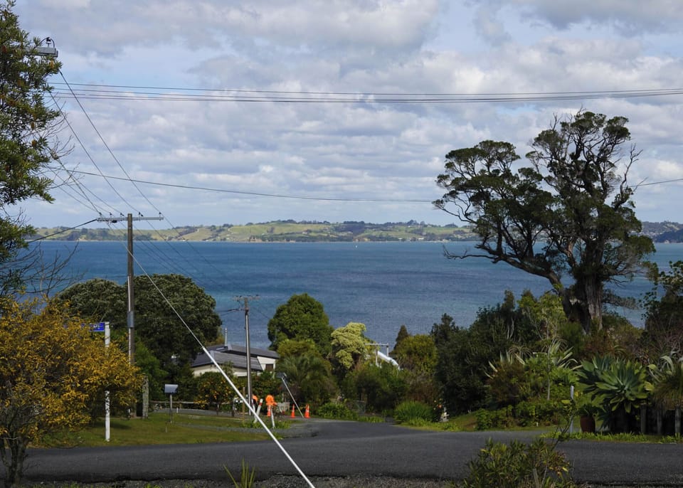 Sea view from the property