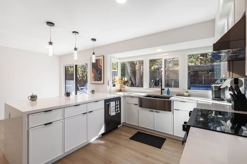 Fully stocked kitchen