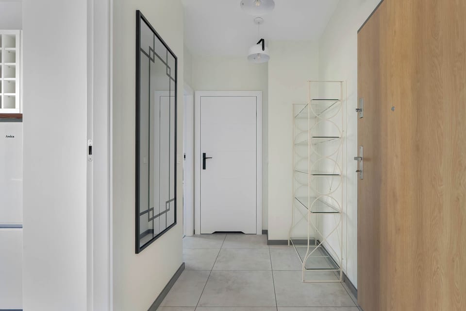 The second bedroom's modern design is both stylish and functional.
