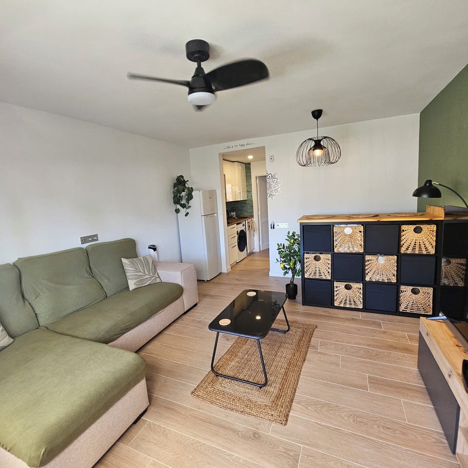 Living room with sofa bed 