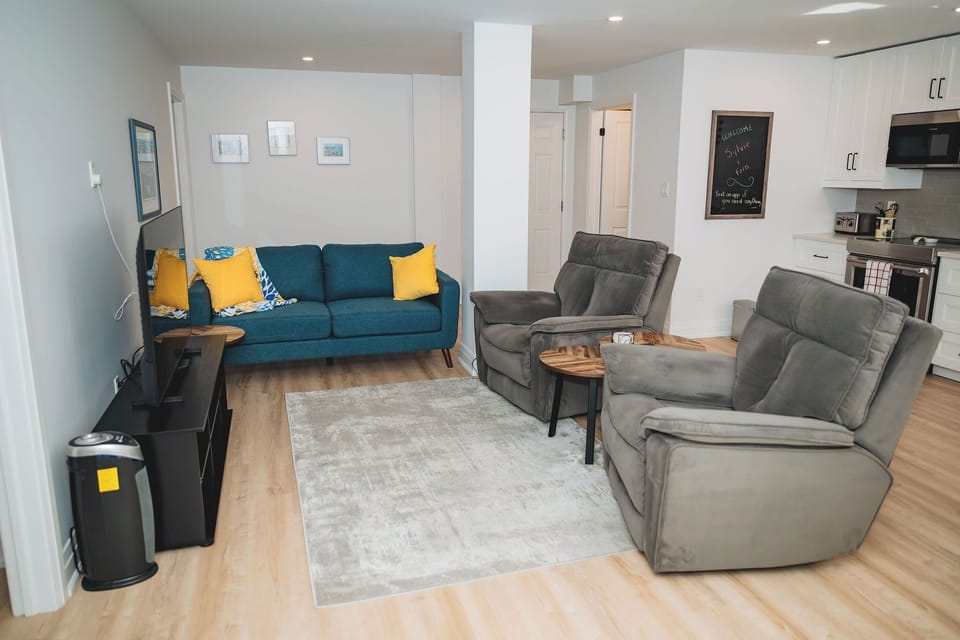 Cozy, bright living space