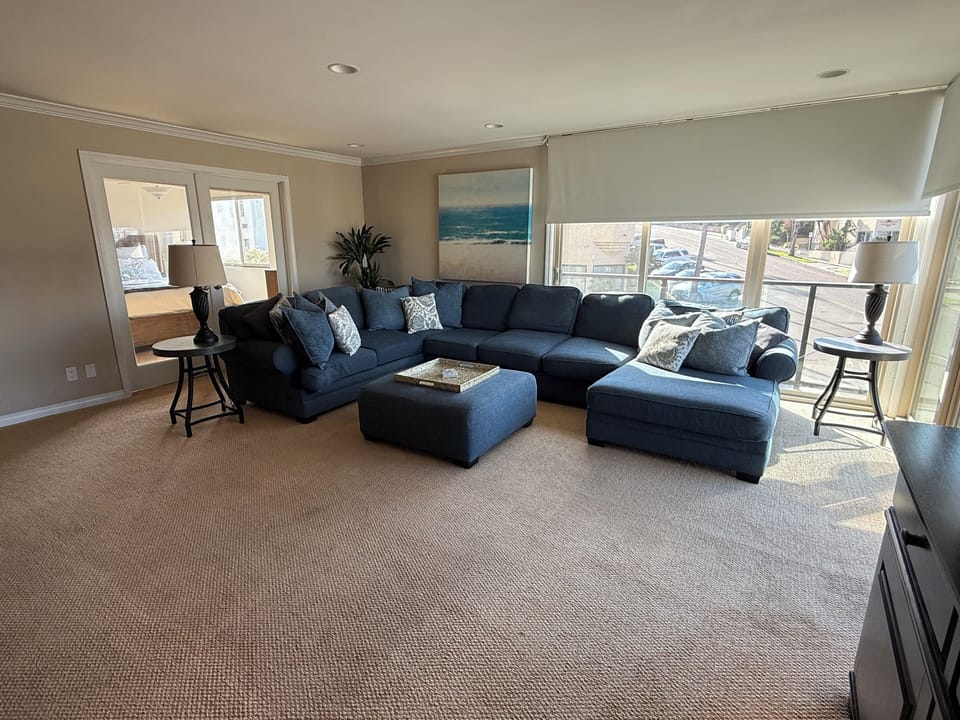 Cozy living area with seating for the whole family
