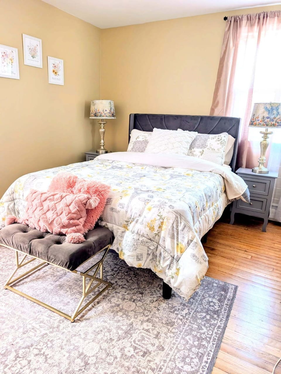 This room features a comfortable full bed, ready to welcome a family member