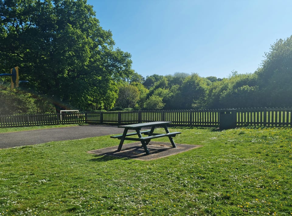 Playground and picnic area
