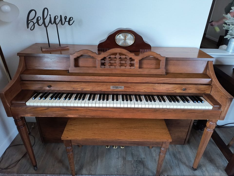 Sherman Clay Upright Piano (Professional Use Only)