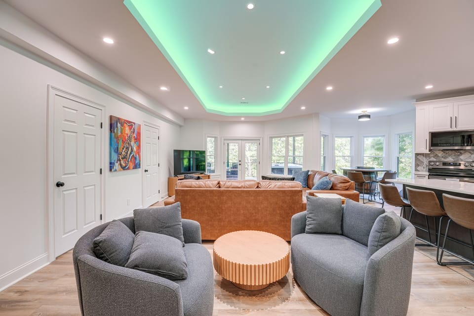 Downstairs Living Room | Lower Floor | Open Floor Plan