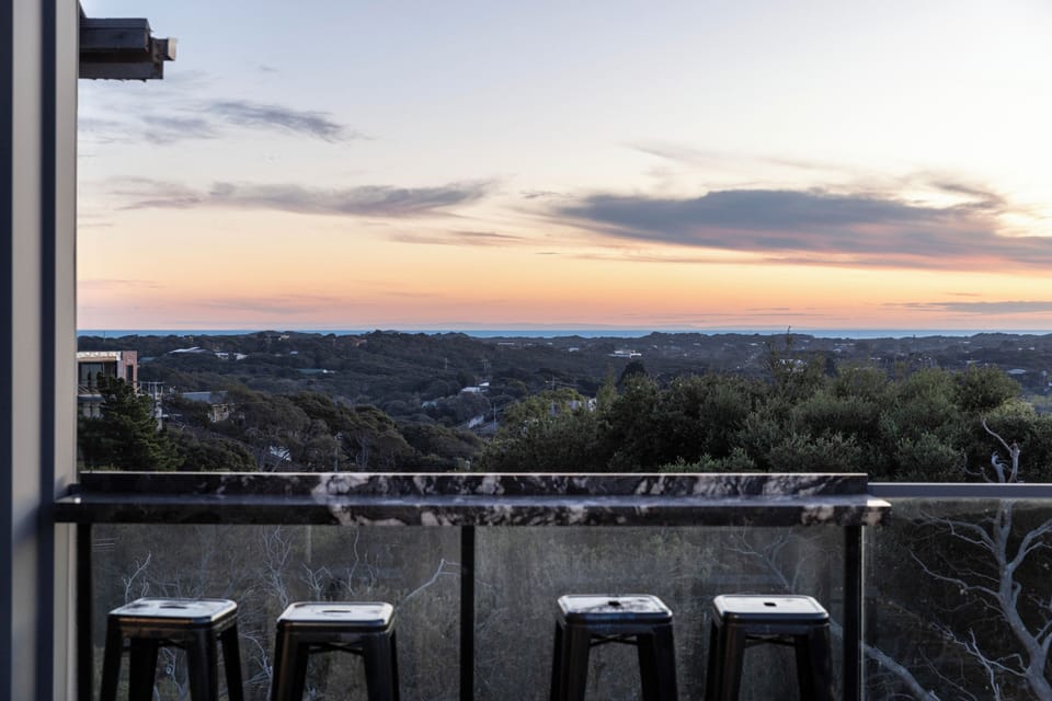 Balcony with views