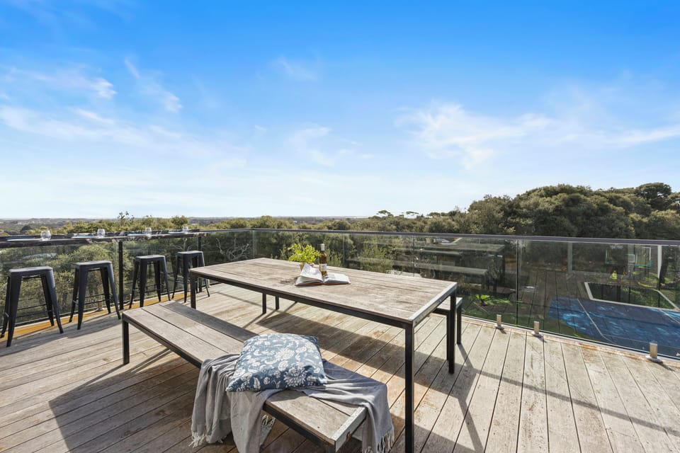 Balcony with views
