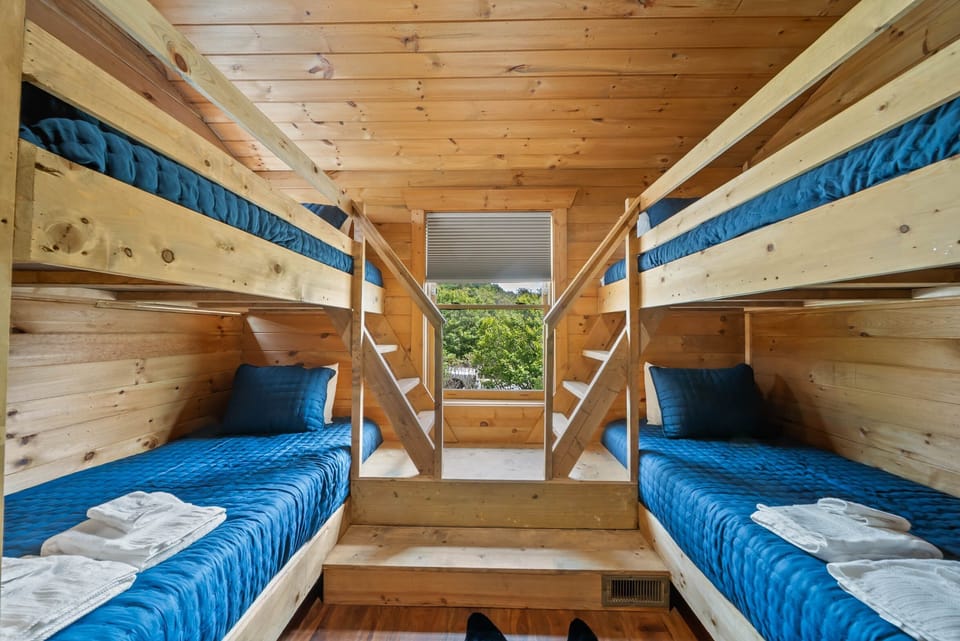 Two Twin-Over-Twin Custom Built Bunk Beds