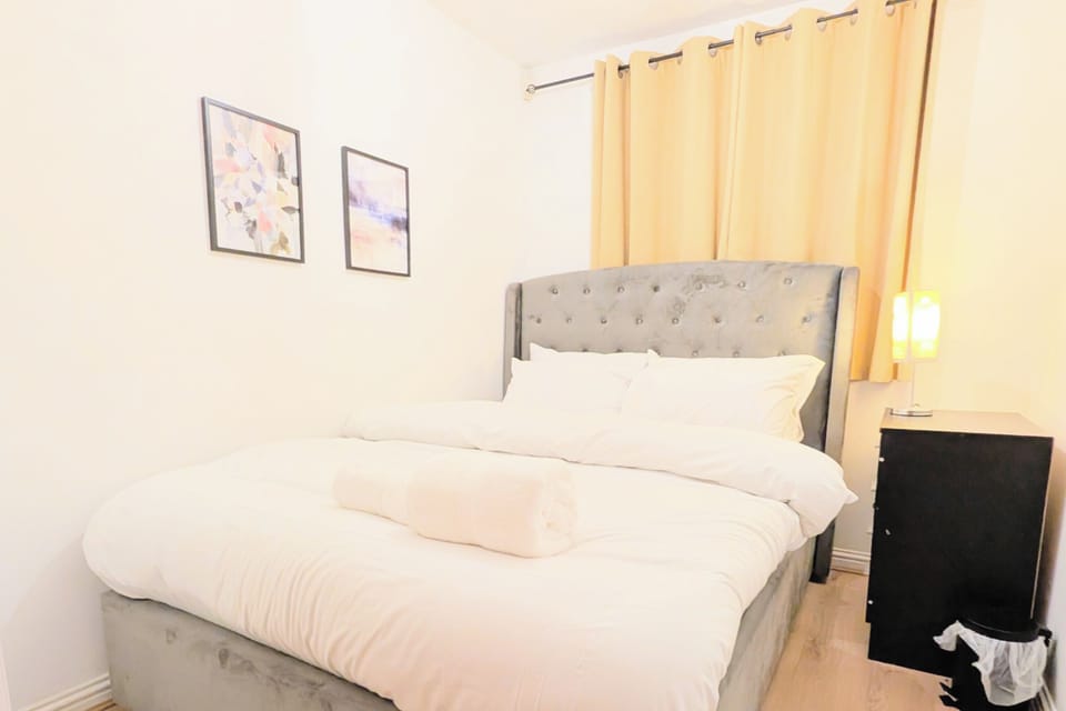 Comfortable Double bed in bedroom