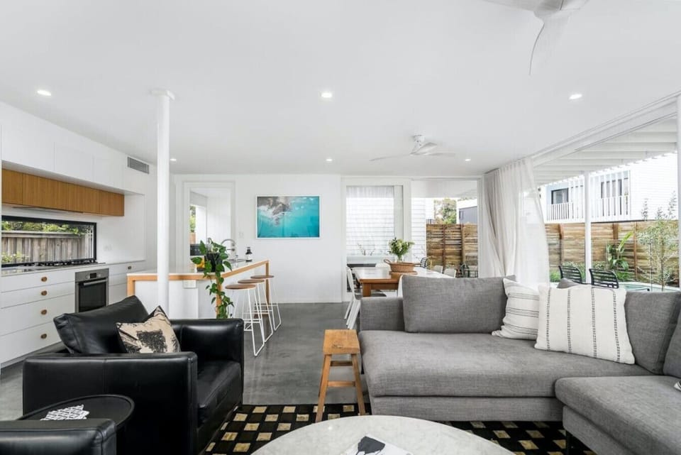 Spacious and sophisticated open plan living area