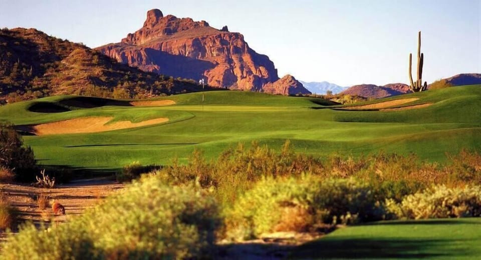 Golf minutes away at Las Sendas and top Mesa courses