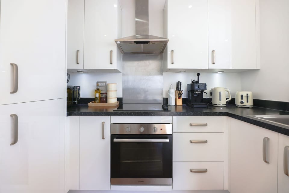 Kitchen space, coffee machine