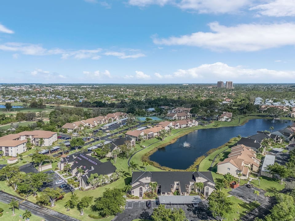 Tennis and pickleball courts available for friendly games under the Florida sun.