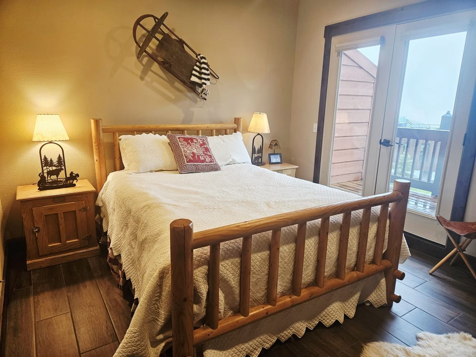 Indoors, Lamp, Floor, Bed, Furniture