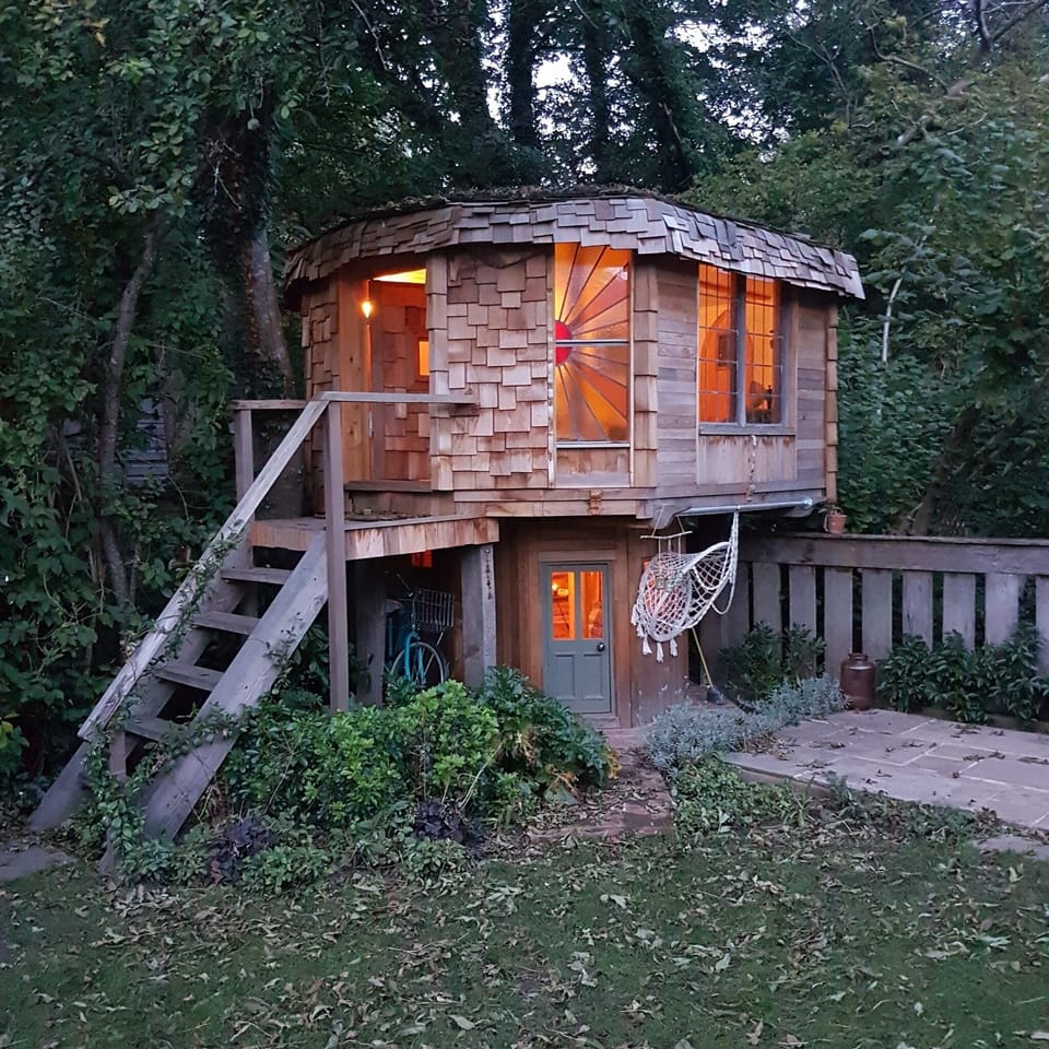 The Mushroom house when first built