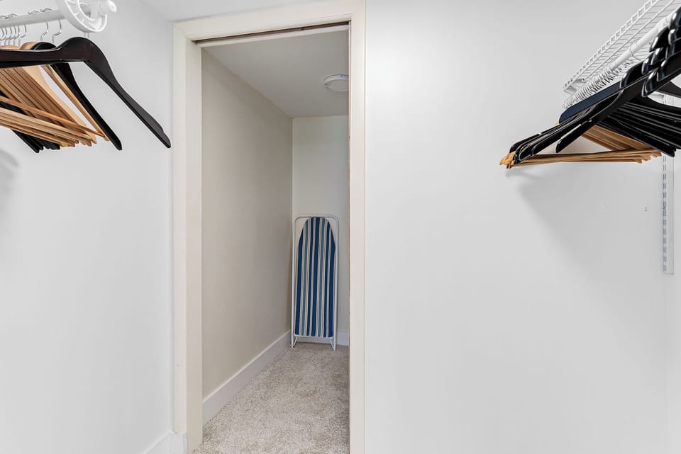 Large closet in primary bedroom