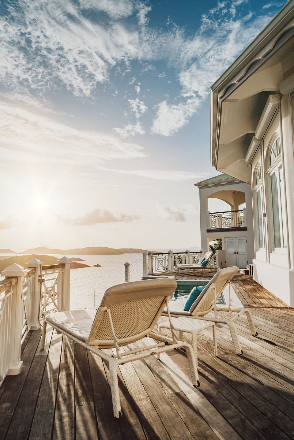 Gaze at the Caribbean Island Chain While you Lounge by the Pool