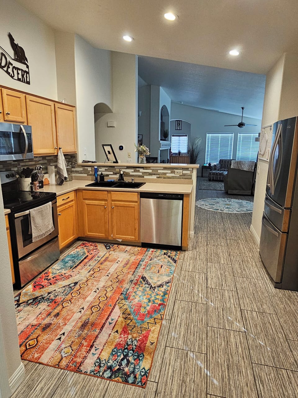 well equipped kitchen 