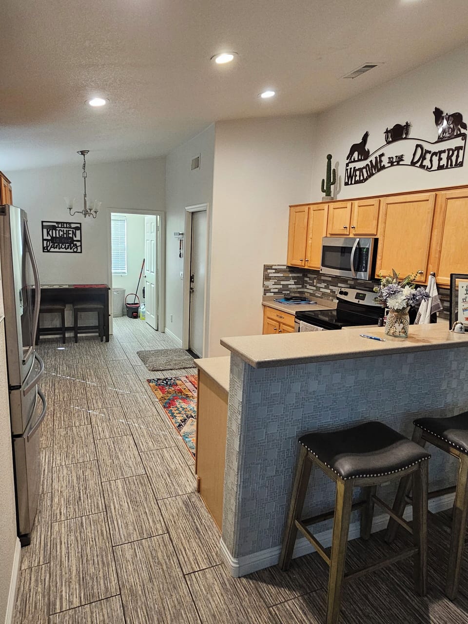 Well equipped kitchen 