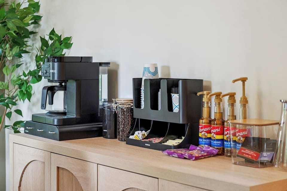 Coffee area at The Chalet