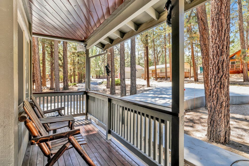 Relax on the front porch and watch the world go by