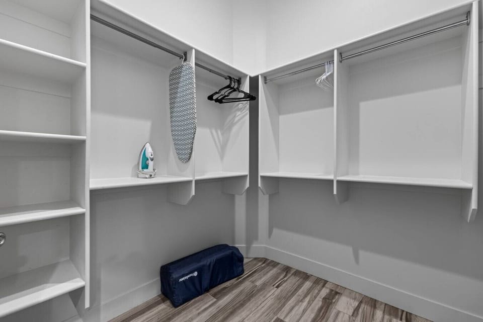 Walk-in closet.