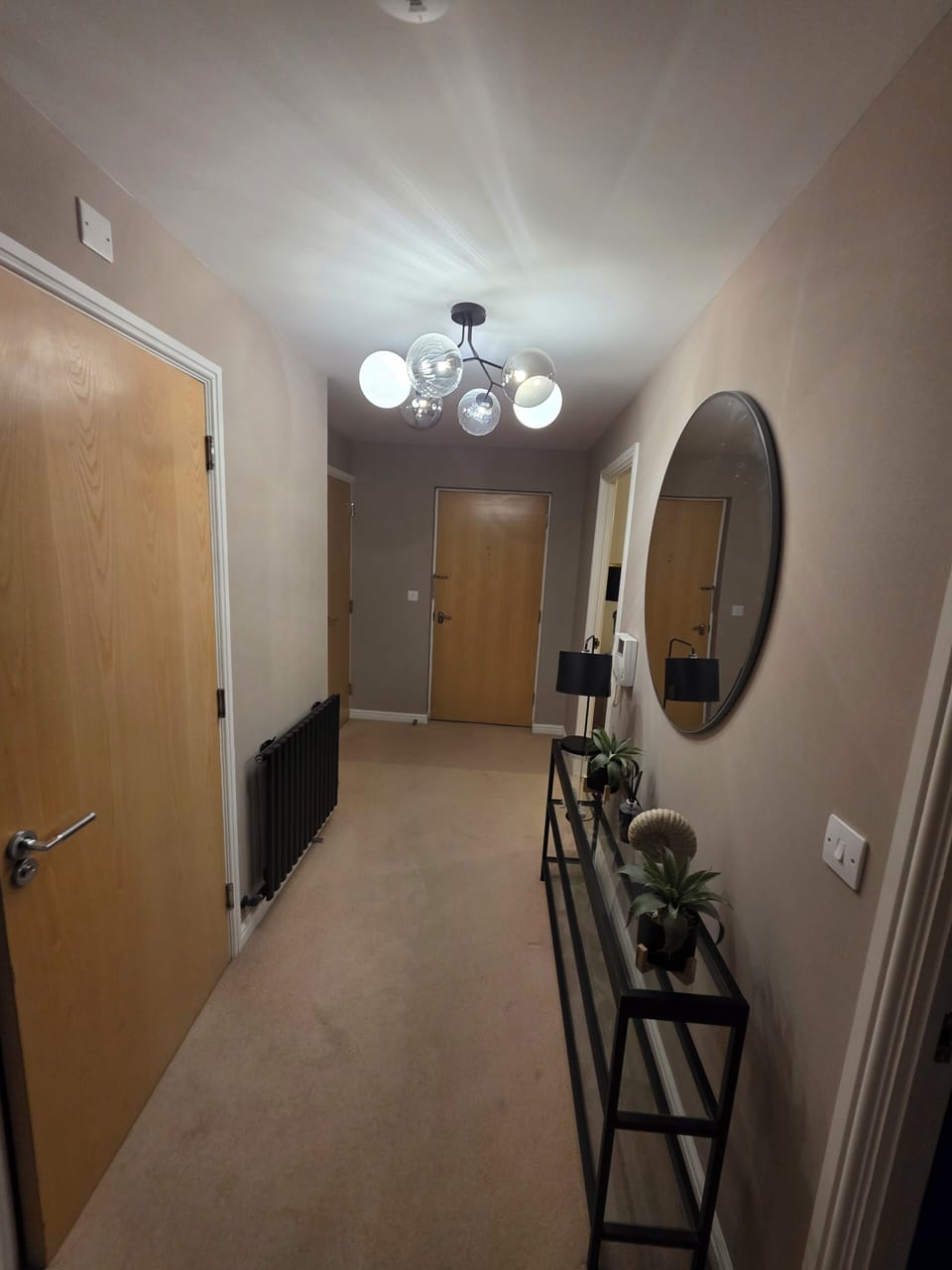 Stepping out of living room