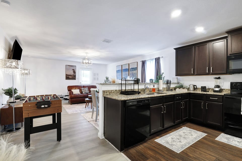 Stainless steel appliances. 