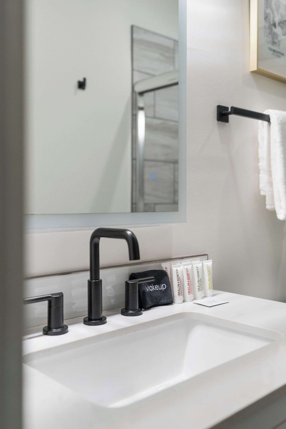 Basic amenities are supplied for your convenience.