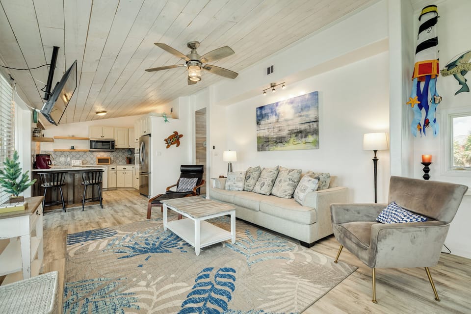 Open living area makes spending time together a breeze