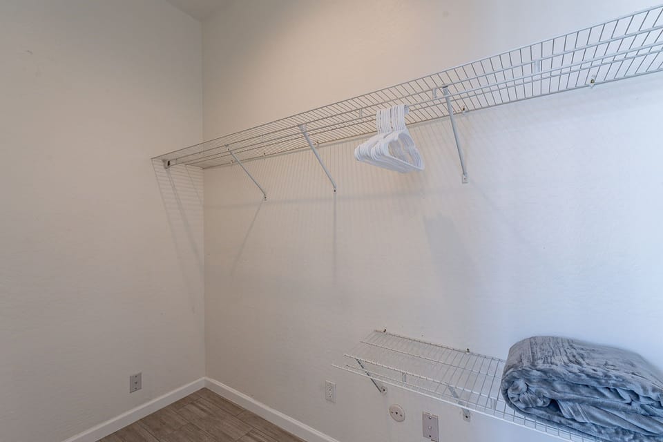 Walk-in closet in bedroom 3