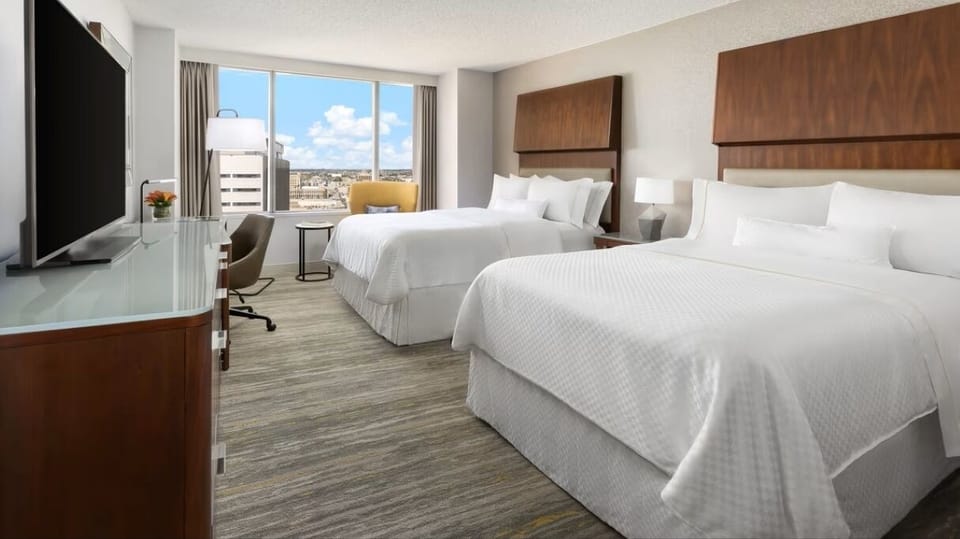 Bedroom with City View