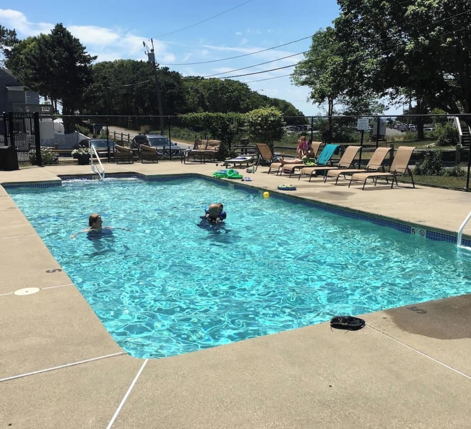 Salt water pool open mid June thru Labor Day