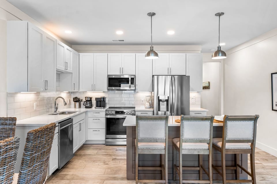 Fully equipped kitchen