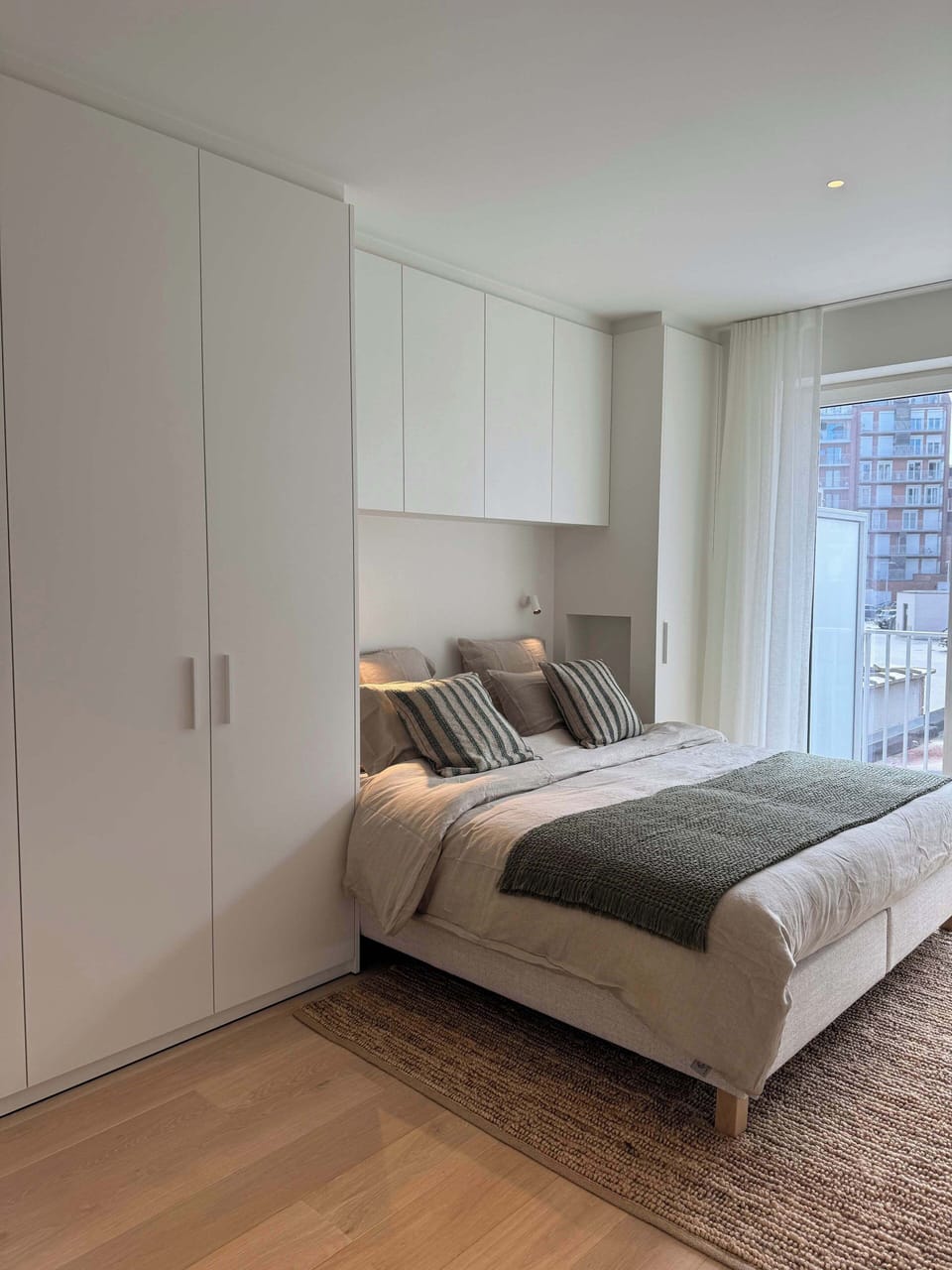 Master Bedroom
Elegant master bedroom with double bed and built-in wardrobe.